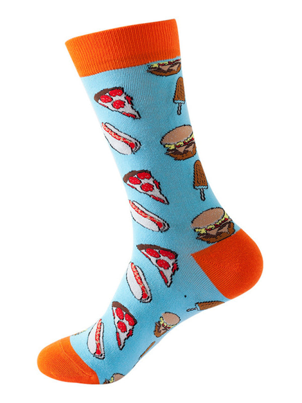 Women's Breakfast Print Casual Fun Socks