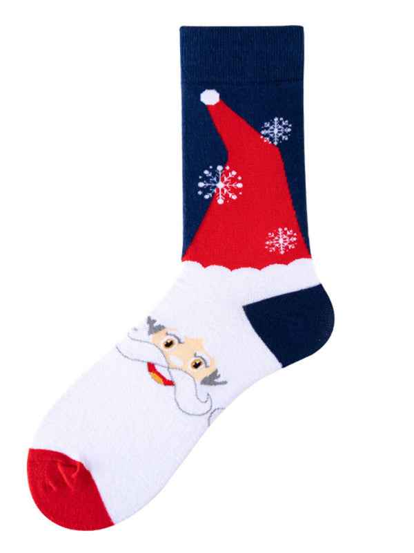 New mid-calf socks with Christmas fun patterns (a variety of colors to choose from)