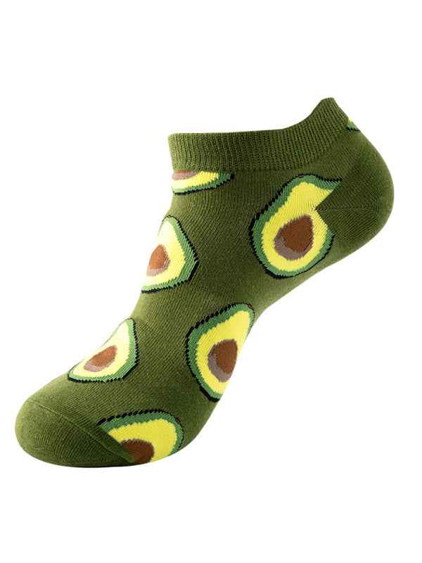 New Thin Crew Socks with Interesting Patterns