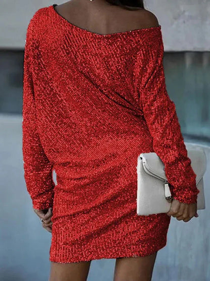 Women's Sequin Midi Skirt Dress – Dazzle with Every Step in Style! - Shello's Creative Boutique