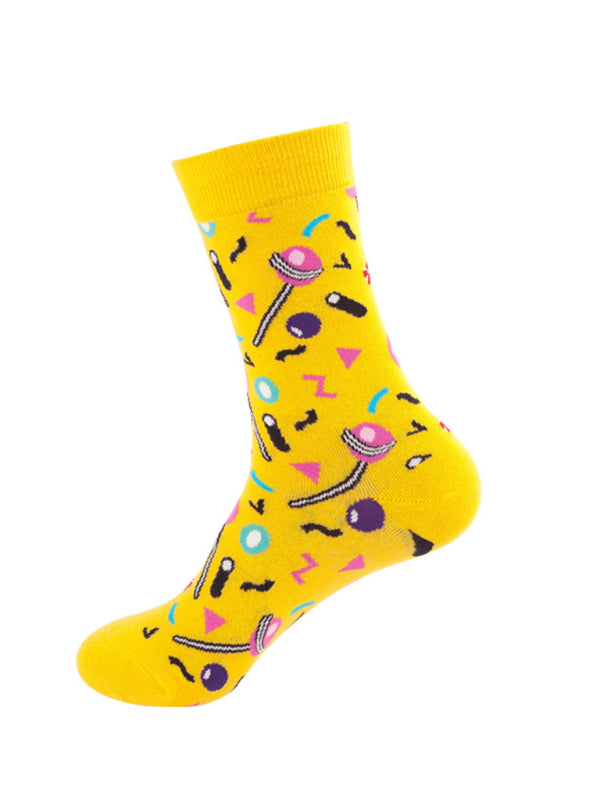 Leisure Patterned Cotton Women's Socks Shello's Creative Boutique