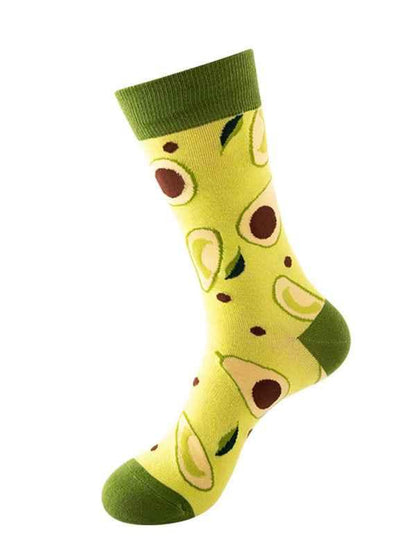 New one-size-fits-all street fashion trend socks fruit pattern design trendy brand socks - Shello's Creative Boutique