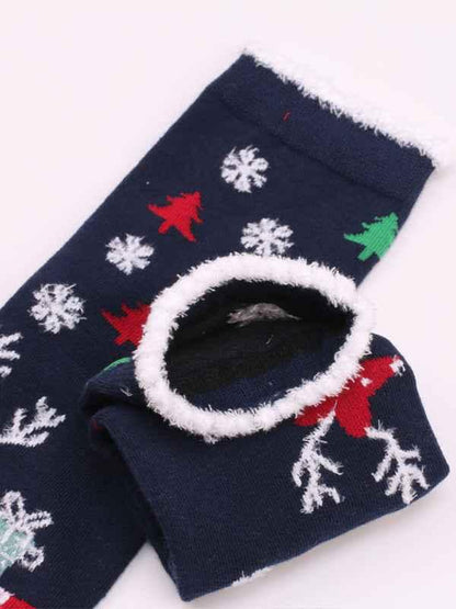 Christmas Woolen Socks for Autumn and Winter - Mid-Calf Festive Comfort - Shello's Creative Boutique