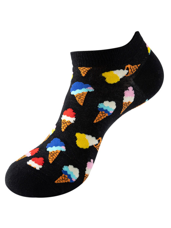 Women's Fun Cartoon Knit Ankle Socks
