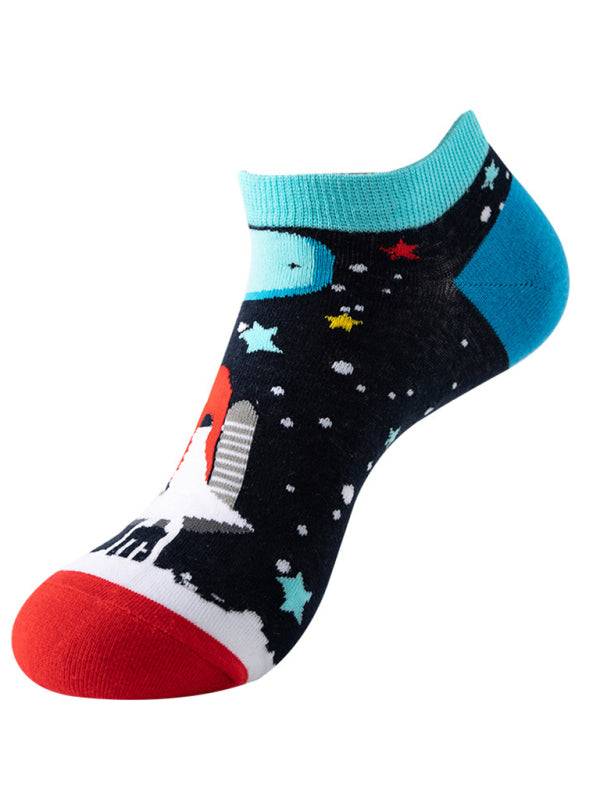 Women's Fun Cartoon Knit Ankle Socks