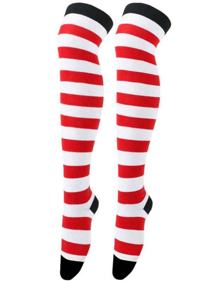 Stylish Over-the-Knee Striped Socks - Daily Casual Long Socks for Women - Shello's Creative Boutique