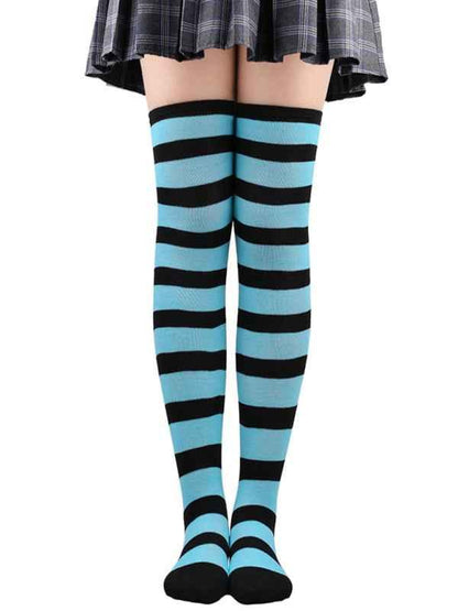 Stylish Over-the-Knee Striped Socks - Daily Casual Long Socks for Women - Shello's Creative Boutique