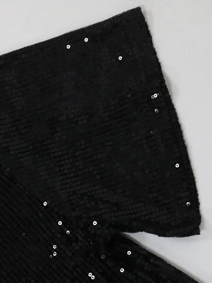 New fashion loose casual round neck short sleeve lotus skirt dress Shello's Creative Boutique