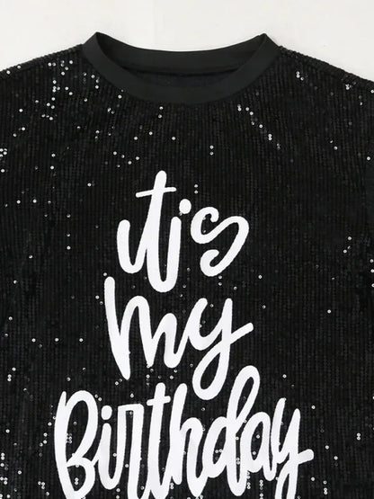 New fashion loose casual round neck short sleeve lotus skirt dress Shello's Creative Boutique