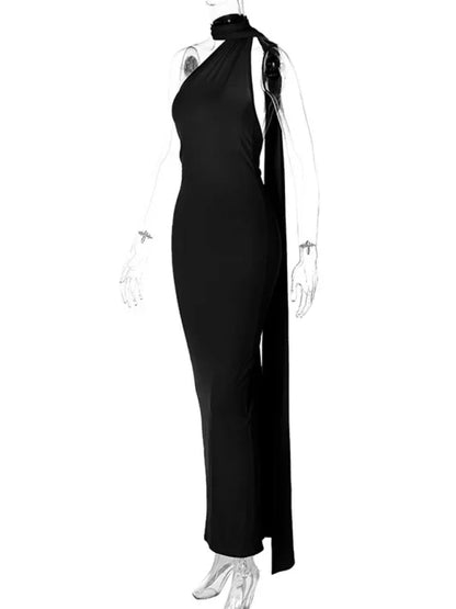 Feminine Backless Pleated Slim Fit Sleeveless Dress | Graceful & Chic Summer Fashion - Shello's Creative Boutique