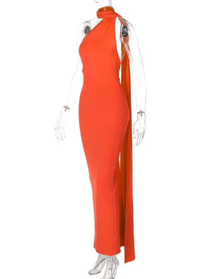 Feminine Backless Pleated Slim Fit Sleeveless Dress | Graceful & Chic Summer Fashion - Shello's Creative Boutique