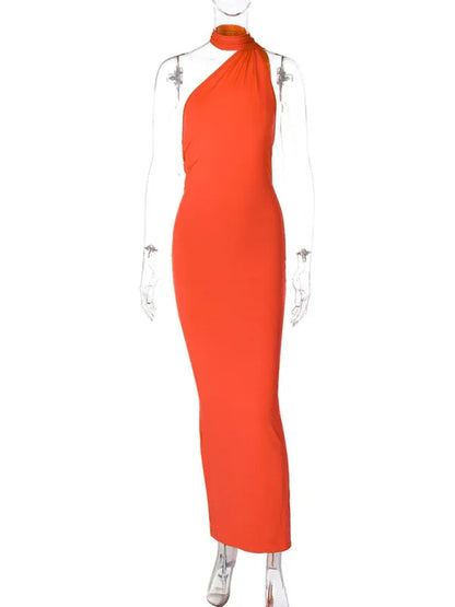 Feminine Backless Pleated Slim Fit Sleeveless Dress | Graceful & Chic Summer Fashion - Shello's Creative Boutique