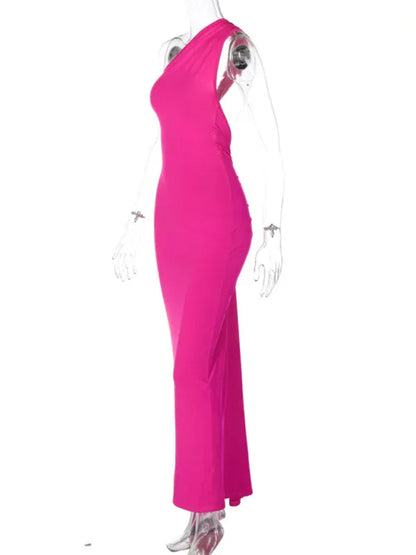 Feminine Backless Pleated Slim Fit Sleeveless Dress | Graceful & Chic Summer Fashion - Shello's Creative Boutique
