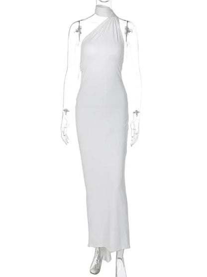 Feminine Backless Pleated Slim Fit Sleeveless Dress | Graceful & Chic Summer Fashion - Shello's Creative Boutique