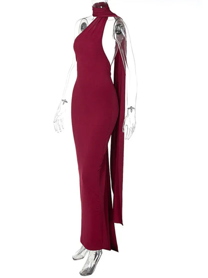 Feminine Backless Pleated Slim Fit Sleeveless Dress | Graceful & Chic Summer Fashion - Shello's Creative Boutique