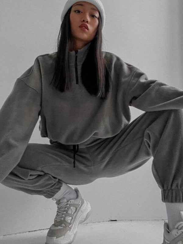 Casual Knit Two-Piece Pants Set with Pocket - Shello's Creative Boutique