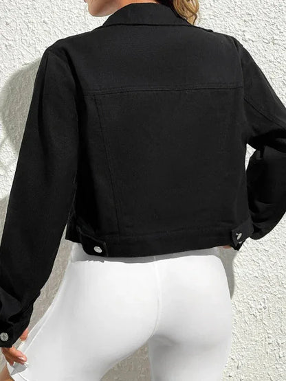 Women's New Casual Denim Short Jacket – Timeless Elegance Meets Everyday Comfort! - Shello's Creative Boutique