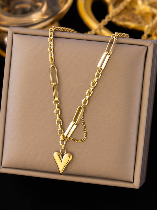 Women's new fashion tassel love necklace love bracelet (single pack)