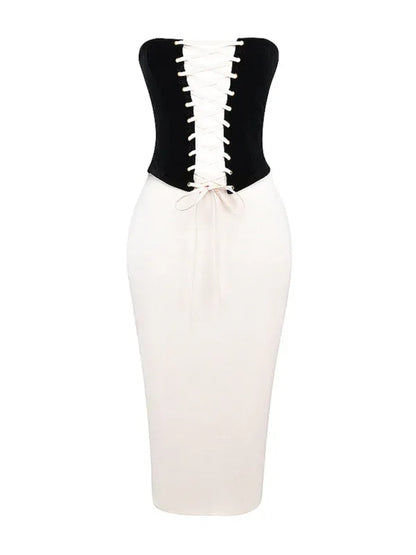 New Women's Strappy Top and Skirt Suit Hot Girl Two-Piece Set - Shello's Creative Boutique