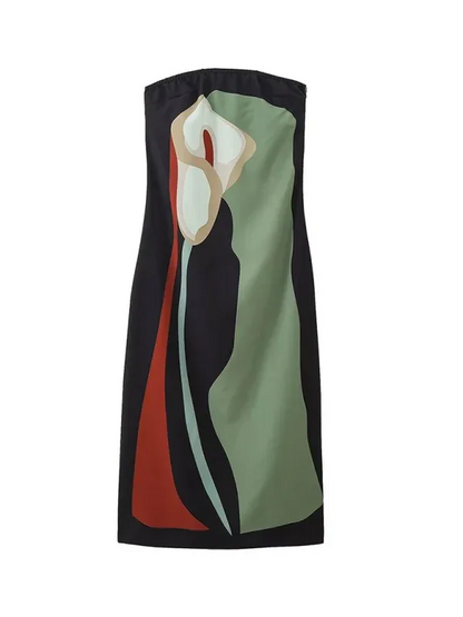 Women's Casual Tube Dress – Trendy Printed Style for Spring and Summer - Shello's Creative Boutique