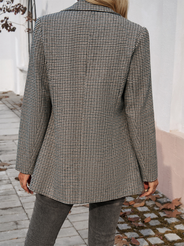 Women's Commuter Colour Collision Lapel Button Down Blazer – The Perfect Blend of Style and Sophistication