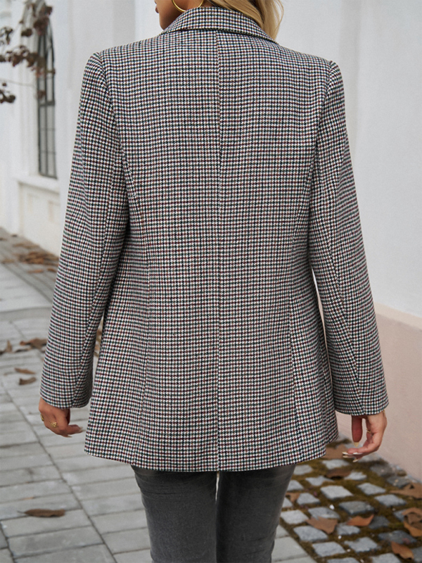 Women's Commuter Colour Collision Lapel Button Down Blazer – The Perfect Blend of Style and Sophistication