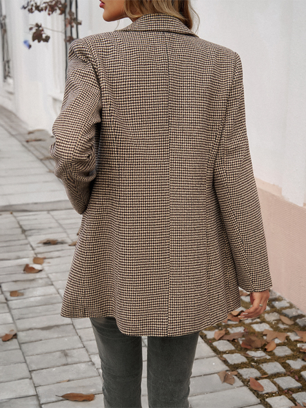 Women's Commuter Colour Collision Lapel Button Down Blazer – The Perfect Blend of Style and Sophistication