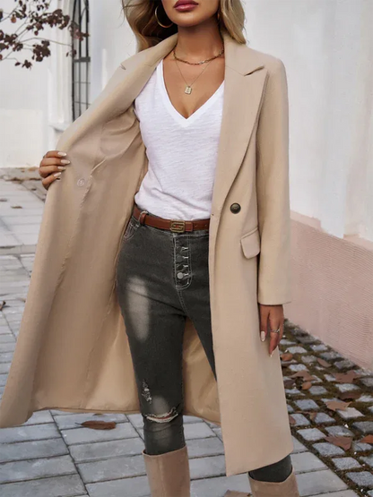 Women's Tweed Cardigan – Elegant Lapel Jacket for Any Occasion - Shello's Creative Boutique