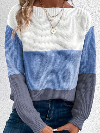 Loose Crew Neck Sweater—Perfect Blend of Comfort and Style for Women