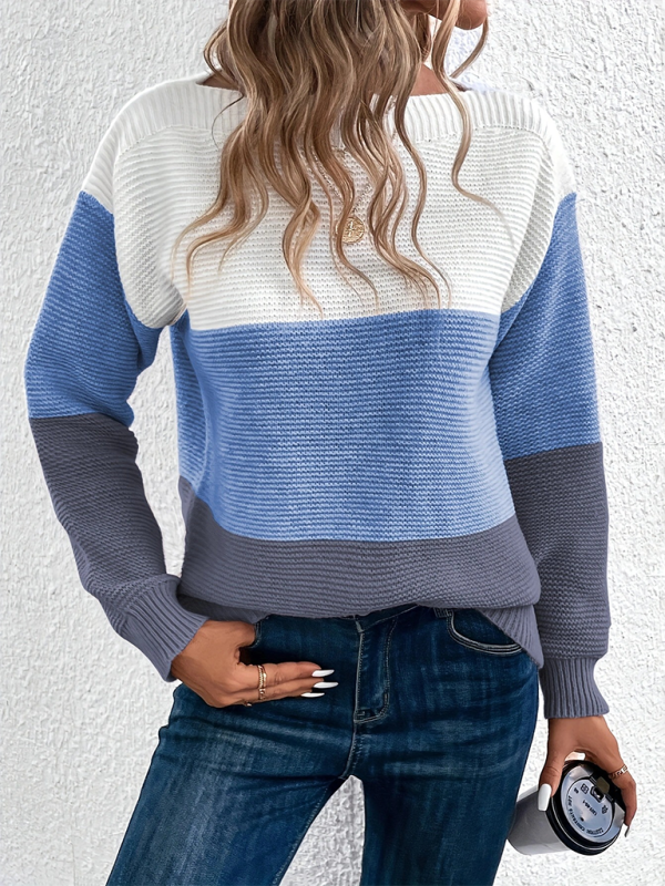 Loose Crew Neck Sweater—Perfect Blend of Comfort and Style for Women
