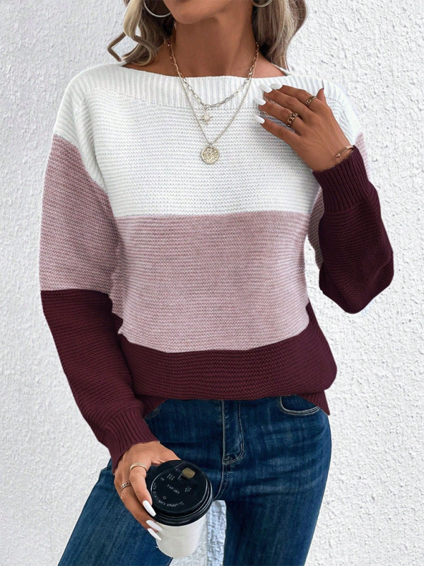 Loose Crew Neck Sweater—Perfect Blend of Comfort and Style for Women