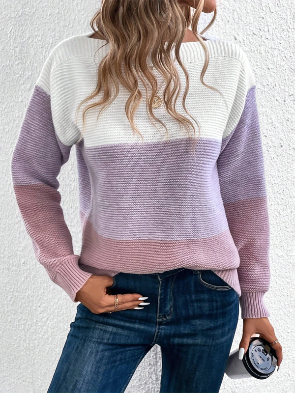 Loose Crew Neck Sweater—Perfect Blend of Comfort and Style for Women