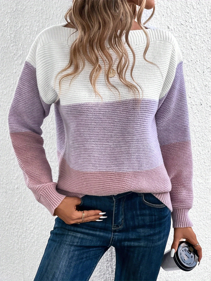 Loose Crew Neck Sweater—Perfect Blend of Comfort and Style for Women