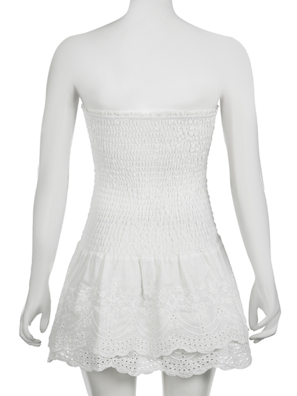 New sexy hollow cake skirt tube top dress Shello's Creative Boutique