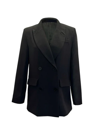 Women Long Sleeve Blazer - Stylish Solid Colour Blazer for Comfort and Fashion - Shello's Creative Boutique