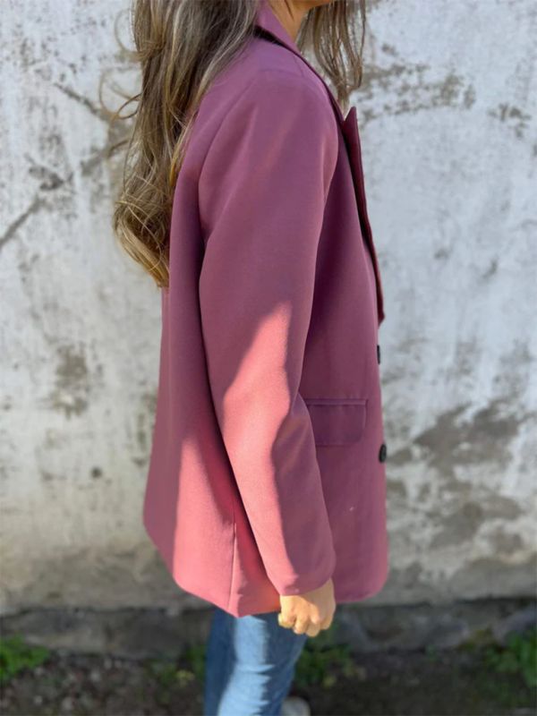 Women Solid Colour Fashion Long Sleeve Blazer