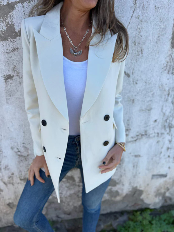 Women Solid Colour Fashion Long Sleeve Blazer
