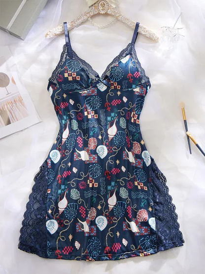 Halloween Christmas Halter Split Sexy Pajamas - Shello's Creative Boutique