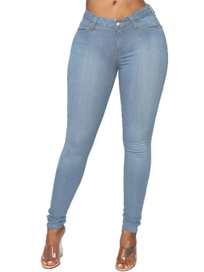 Women's Skinny Jeans Pencil Pants - Shello's Creative Boutique