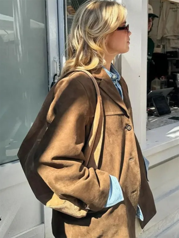 Vintage Suede Jacket Coat – Timeless Elegance and Everyday Comfort!