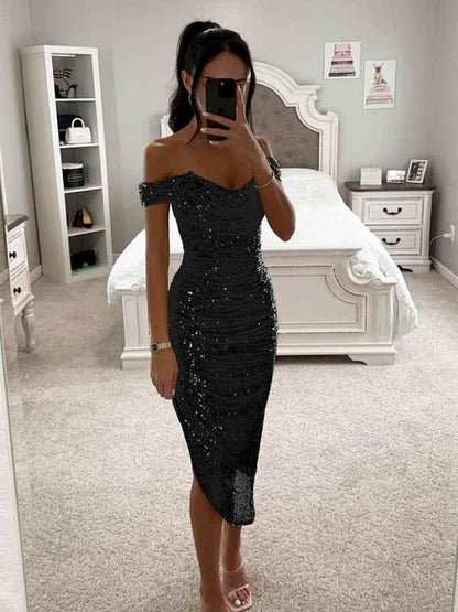 New Sequin Fashion Party Dress – Shine Bright for Every Occasion - Shello's Creative Boutique