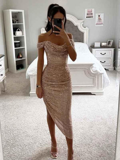 New Sequin Fashion Party Dress – Shine Bright for Every Occasion - Shello's Creative Boutique