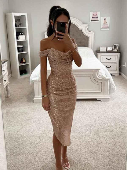 New Sequin Fashion Party Dress – Shine Bright for Every Occasion - Shello's Creative Boutique