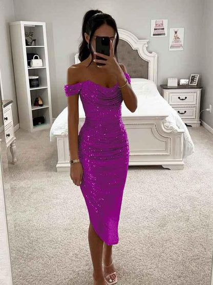New Sequin Fashion Party Dress – Shine Bright for Every Occasion - Shello's Creative Boutique
