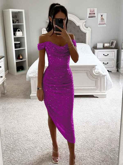 New Sequin Fashion Party Dress – Shine Bright for Every Occasion - Shello's Creative Boutique