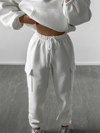 Ladies New Fashion Sports Casual Sweater Set