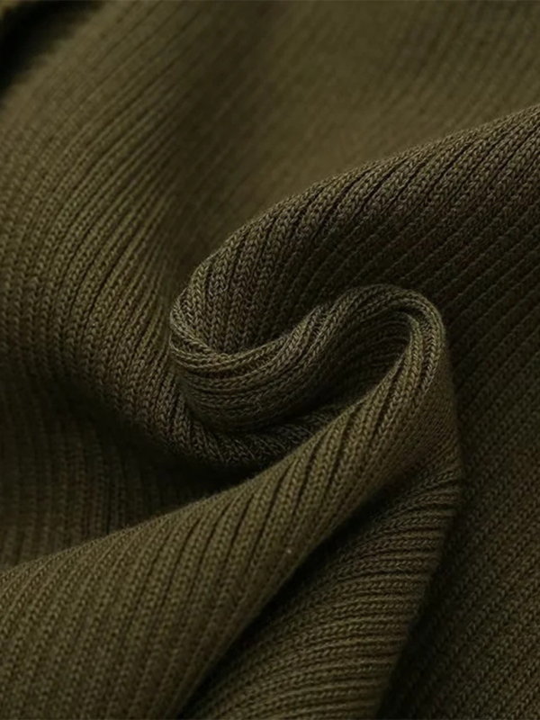 Dark Green Knit Short Sleeve Dress Shello's Creative Boutique