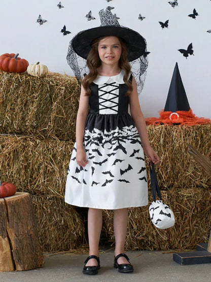 Halloween Themed Girls' Party Dress - Shello's Creative Boutique