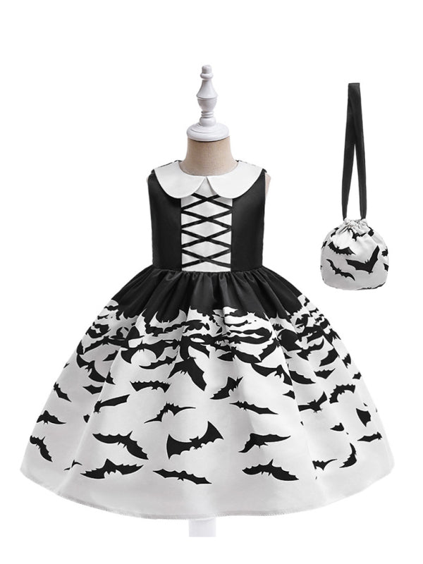 Halloween Themed Girls' Party Dress Shello's Creative Boutique