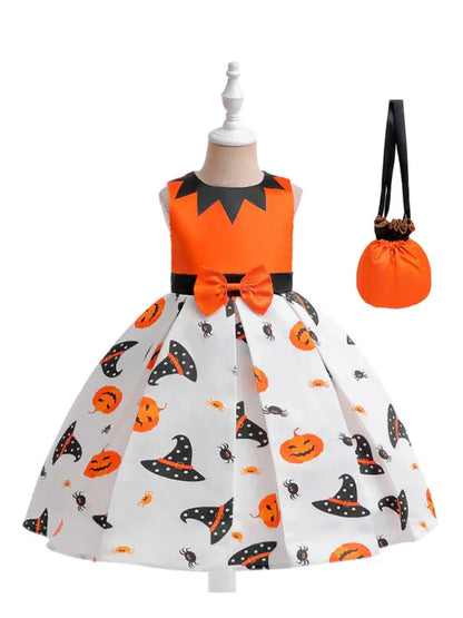 Halloween Themed Girls' Party Dress - Shello's Creative Boutique